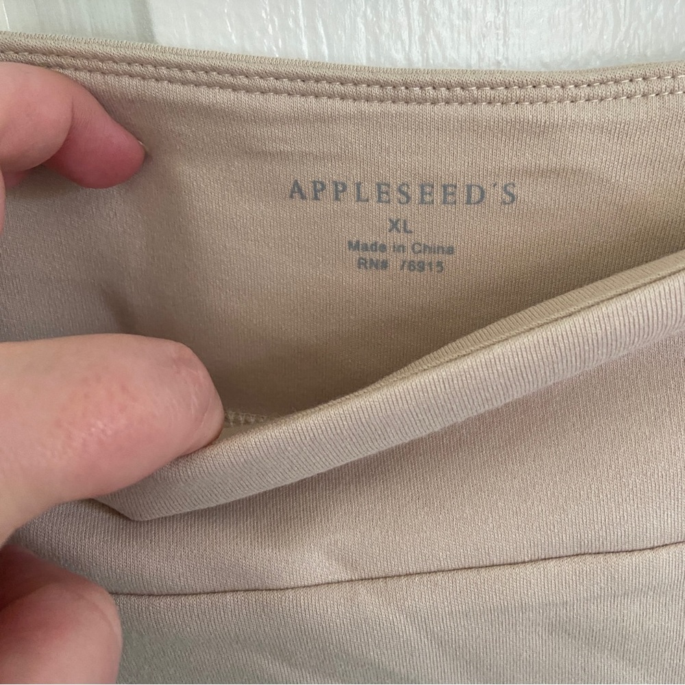 Appleseed's Everyday Knit Long Skirt Light Taupe XL New - Picture 3 of 7
